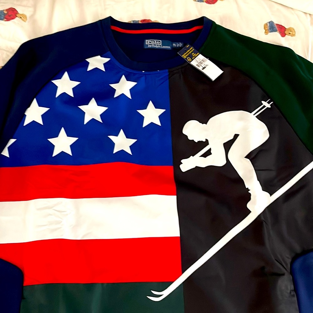 POLO RALPH LAUREN BNWT Cookie Suicide Ski Pullover